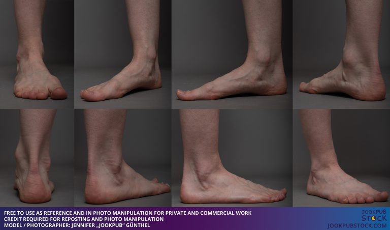 a turnaround of a foot
